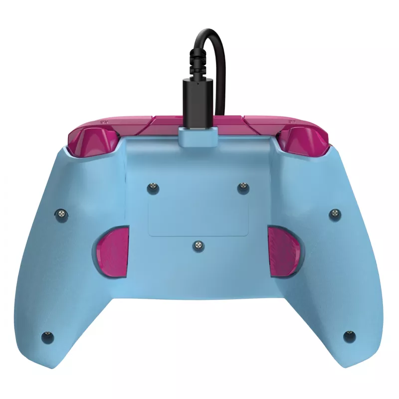 PDP REMATCH GLOW Advanced mando con cable Android Dreams, brilla en la oscuridad, para Xbox Series X|S, Xbox One, PC, USB-C, cable de 2,43 m, multicolor