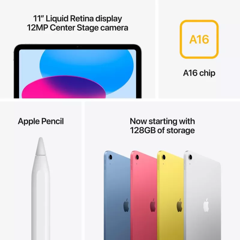 APPLE iPad (2025) - 11 pulgadas - Wi-Fi - 512 GB - Amarillo