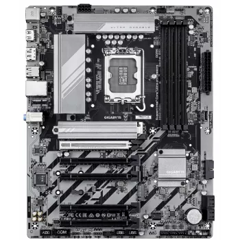 Placa base GIGABYTE B860 DS3H – Compatible con CPUs Intel Core Ultra, VRM de 8+1+2+2 fases, hasta 9066 MHz DDR5, 1x PCIe 5.0 + 1x PCIe 4.0 M.2, LAN 2,5 GbE, USB 3.2 Gen 2x2
