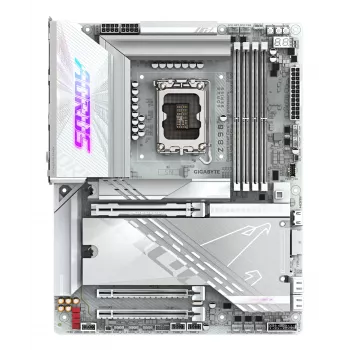 Placa base GIGABYTE Z890 AORUS PRO ICE — Intel Z890, LGA 1851, ATX, DDR5, 4x DIMM, 4x M.2, LAN 2.5Gb, Wi‑Fi