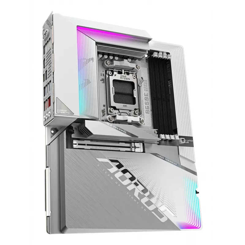 Placa base GIGABYTE B650E AORUS STEALTH ICE, AMD B650E, zócalo AM5, ATX