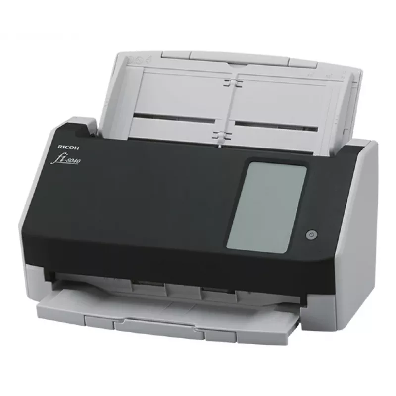 Escáner Ricoh fi-8040 ADF + alimentación manual 600 x 600 DPI A4 Negro, Gris