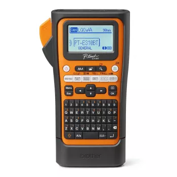 Impresora de etiquetas Brother PT-E310BTVP Transferencia térmica 180 x 180 dpi 20 mm/s Con cable e inalámbrica HSE/TZe Bluetooth QWERTY