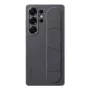 Samsung EF-GS938CBEGWW Standing Grip funda para Galaxy S25 Ultra, silicona, negra