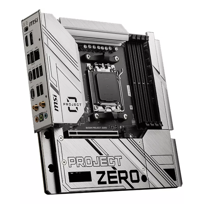 Placa base MSI B650M PROJECT ZERO AMD B650 Socket AM5 micro ATX