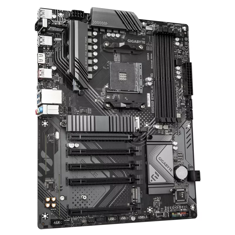 Placa base GIGABYTE B550 EAGLE WIFI6 ATX, AMD B550, Socket AM4, DDR4, 4x DIMM, 2x M.2, Wi‑Fi 6, Bluetooth 5.3