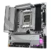 Placa base GIGABYTE B650M AORUS ELITE AX ICE - CPUs AMD Ryzen serie 9000, VRM de 12+2+2 fases, hasta 8000 MHz DDR5 (OC), 1xPCIe 5.0 + 1xPCIe 4.0 M.2, LAN 2,5 GbE, WLAN 6E, USB 3.2 Gen 2x2
