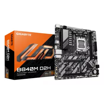 Placa base GIGABYTE B840M D2H, AMD Ryzen 9000, Socket AM5, Micro ATX