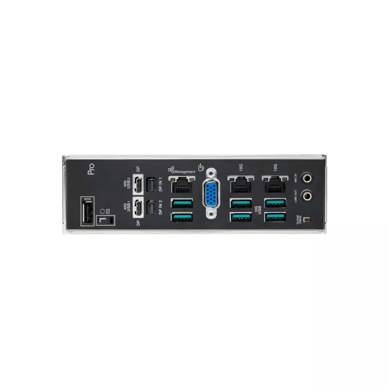 Placa base ASUS PRO WS WRX90E-SAGE SE, chipset AMD WRX90, socket sTR5, EEB, 8x DDR5 DIMM, 7x PCIe x16 GEN5, 4x M.2, 2x USB4 GEN3X2