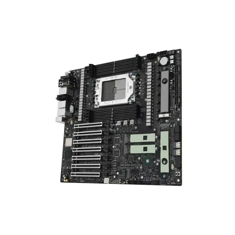 Placa base ASUS PRO WS WRX90E-SAGE SE, chipset AMD WRX90, socket sTR5, EEB, 8x DDR5 DIMM, 7x PCIe x16 GEN5, 4x M.2, 2x USB4 GEN3X2