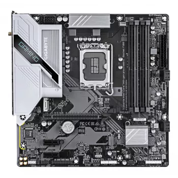 Placa base GIGABYTE B760M GAMING PLUS WIFI DDR4 – Compatible con CPUs Intel Core de 14.ª gen., VRM de 4+1+1 fases, hasta 5333 MHz DDR4 (OC), 2x PCIe 4.0 M.2, Wi-Fi 6, LAN 1 GbE, USB 3.2 Gen 1