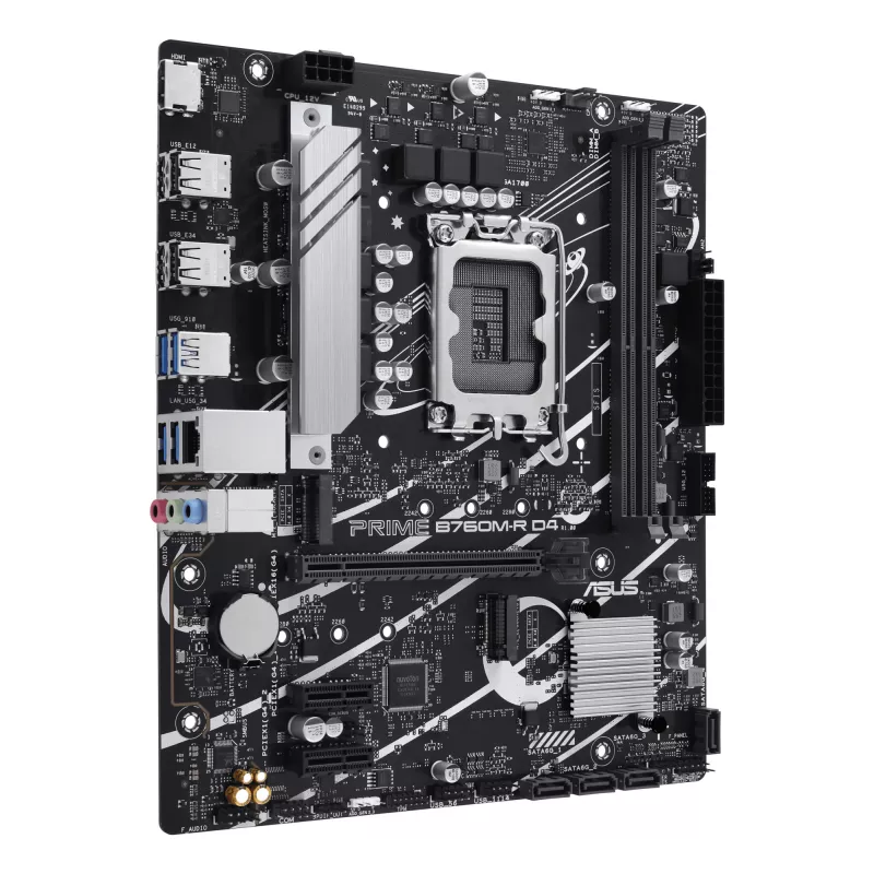 Placa base ASUS PRIME B760M-R D4 Intel B760 LGA 1700 micro ATX