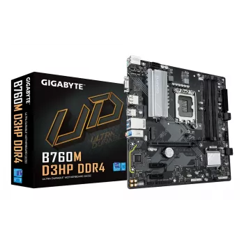 Placa base GIGABYTE B760M D3HP DDR4, Intel LGA 1700, Micro ATX