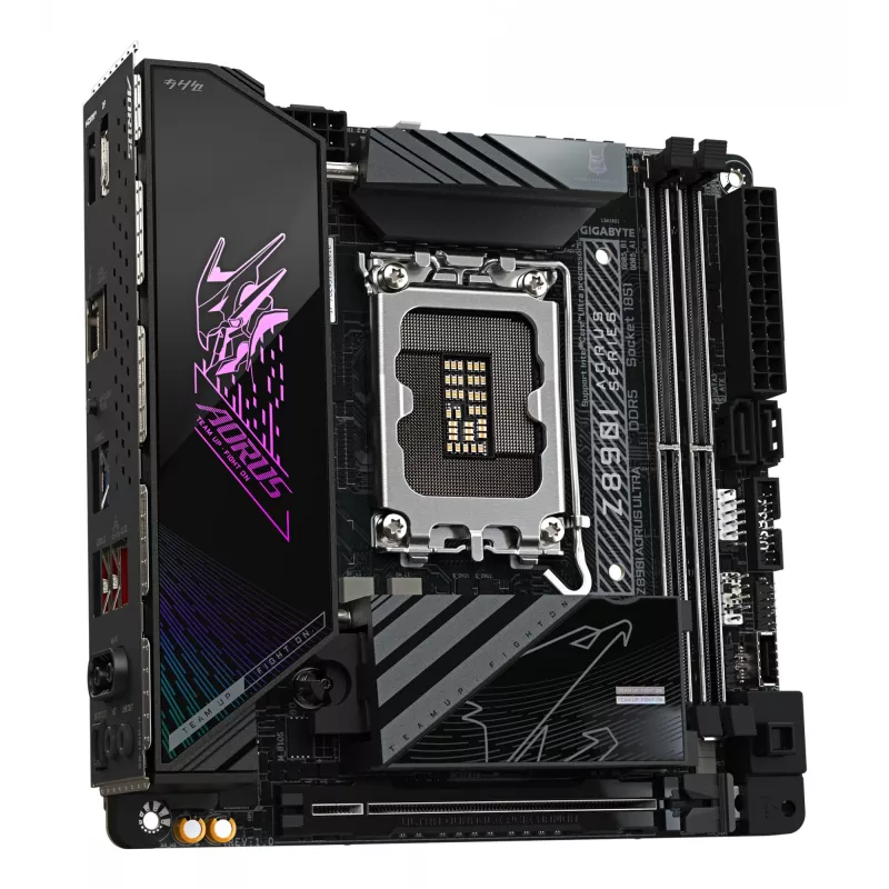 Placa base GIGABYTE Z890I AORUS ULTRA, chipset Intel, LGA 1851, Mini ITX