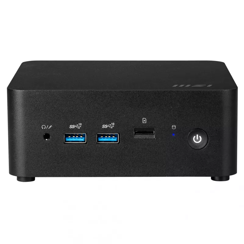 MSI Cubi NUC 1MG-024XDE Intel Core 3 100U 8 GB DDR5-SDRAM 256 GB SSD Mini PC Negro