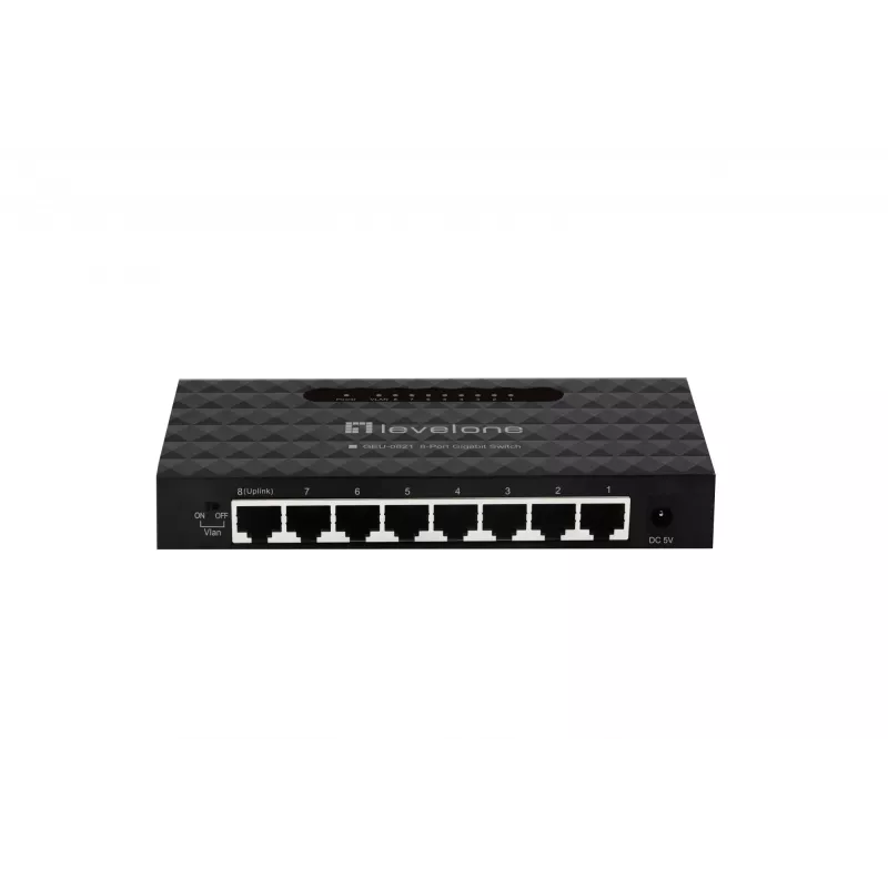 Switch de red LevelOne GEU-0821 Gestionado Gigabit Ethernet (10/100/1000)