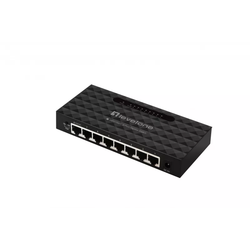 Switch de red LevelOne GEU-0821 Gestionado Gigabit Ethernet (10/100/1000)