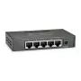 Switch de red LevelOne GEU-0523 No gestionado Gigabit Ethernet (10/100/1000) Negro