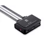 Switch KVM LevelOne de 2 puertos USB HDMI con cable, 1920 x 1200 píxeles, Negro, Gris