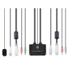 Switch KVM LevelOne de 2 puertos USB HDMI con cable, 1920 x 1200 píxeles, Negro, Gris