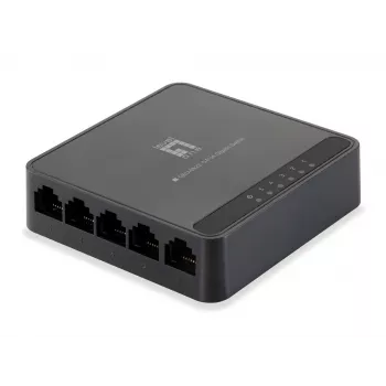 Switch Gigabit LevelOne de 5 puertos, Gigabit Ethernet (10/100/1000), dúplex completo