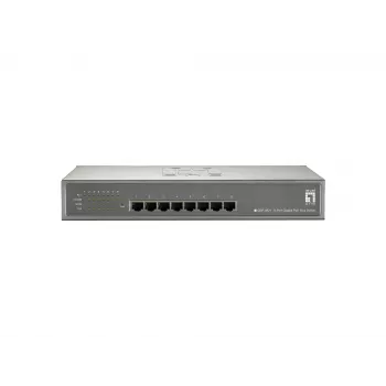 Switch PoE Gigabit LevelOne de 8 puertos, 802.3at/af PoE, 123,2 W