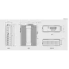 Switch industrial LevelOne 6 puertos Gigabit, 1 x SFP, 1 x combo SFP/RJ45, -40 °C a 75 °C, carril DIN