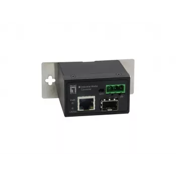 Convertidor de medios industrial LevelOne RJ45 a SFP Fast Ethernet, -40 °C a 75 °C