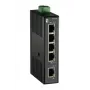 Switch no gestionado LevelOne 5 puertos Fast Ethernet industrial
