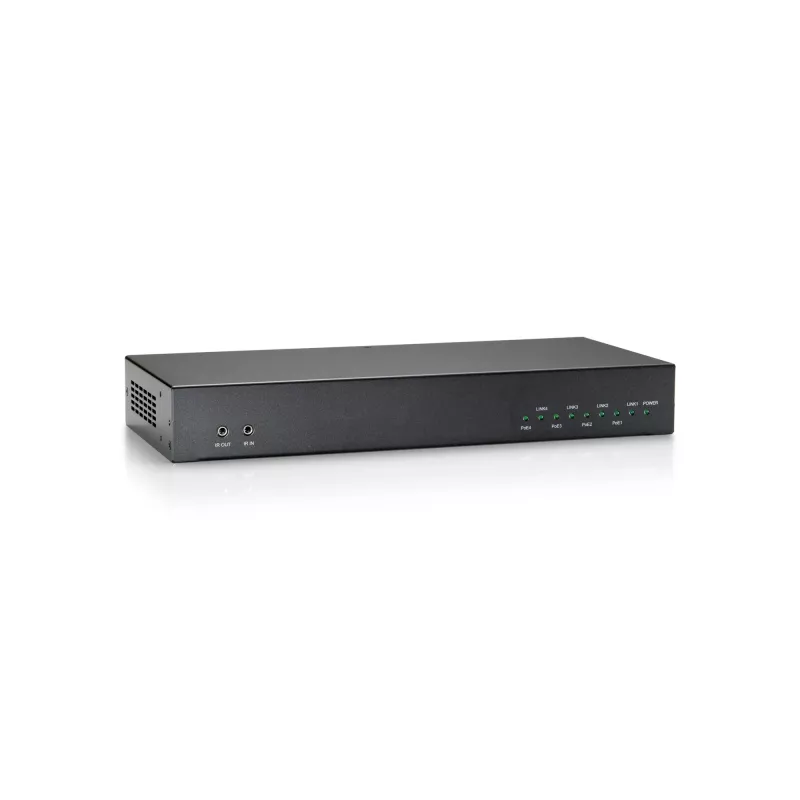 Transmisor HDMI sobre Cat.5 LevelOne, HDBaseT, 100 m, 4 salidas de canal, 802.3af PoE