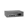 LevelOne Switch Fast Ethernet PoE de 5 puertos, 802.3at/af PoE, 4 salidas PoE, 65W