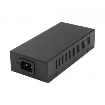 Inyector PoE Gigabit LevelOne, 60 W, 802.3at/af PoE, Gigabit Ethernet, 10,100,1000 Mbit/s, IEEE 802.3af, IEEE 802.3at, IEEE 802.3bt, negro, alimentación, 60 W