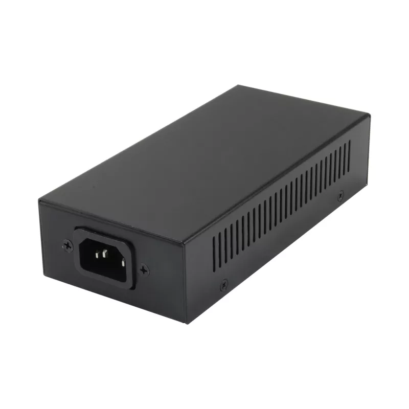 Inyector PoE Gigabit LevelOne, 60 W, 802.3at/af PoE, Gigabit Ethernet, 10,100,1000 Mbit/s, IEEE 802.3af, IEEE 802.3at, IEEE 802.3bt, negro, alimentación, 60 W