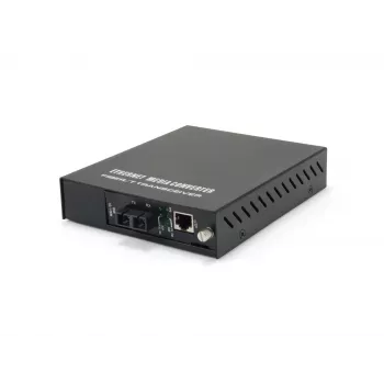 Convertidor de medios Fast Ethernet gestionado LevelOne RJ45 a SC, fibra multimodo