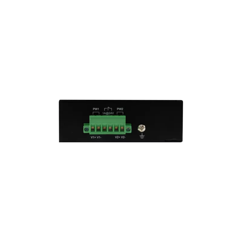 LevelOne Switch industrial Fast Ethernet PoE de 8 puertos, 4 salidas PoE, 802.3at/af PoE, 126W, -40 °C a 75 °C