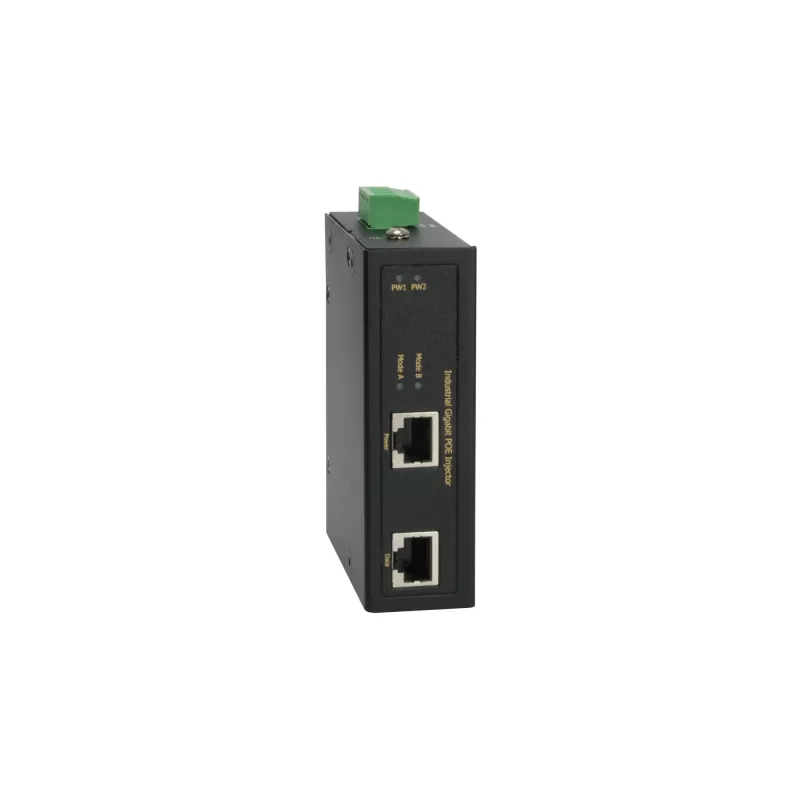 LevelOne Inyector Gigabit PoE industrial, 36W, 802.3at/af PoE