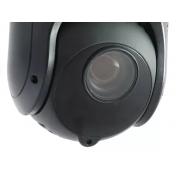LevelOne FCS-4051 cámara IP domo PTZ, 2 MP 1920 x 1080, zoom óptico 20x, IR hasta 100 m, interior/exterior, audio bidireccional, H.264, PoE+ (802.3at), negra/blanca