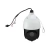 LevelOne FCS-4051 cámara IP domo PTZ, 2 MP 1920 x 1080, zoom óptico 20x, IR hasta 100 m, interior/exterior, audio bidireccional, H.264, PoE+ (802.3at), negra/blanca