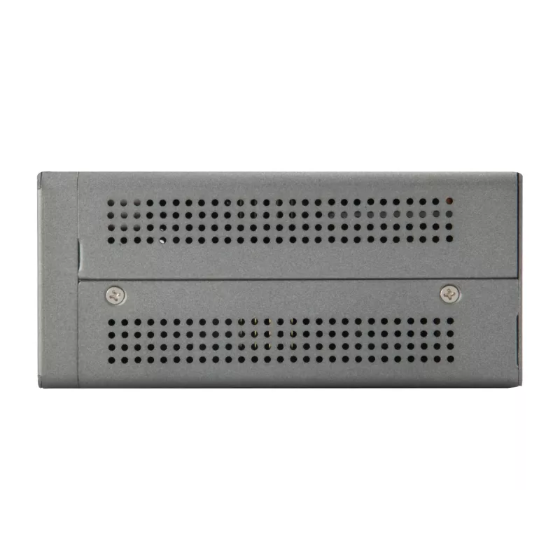 LevelOne IGP-1271 TURING switch industrial gestionado L3 Lite Gigabit PoE+, 12 puertos (8 x PoE+, 4 x SFP), 240 W, carril DIN, DC