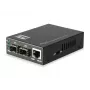Switch convertidor de medios Gigabit LevelOne RJ45 a SFP, 2 x SFP, 1 x RJ45