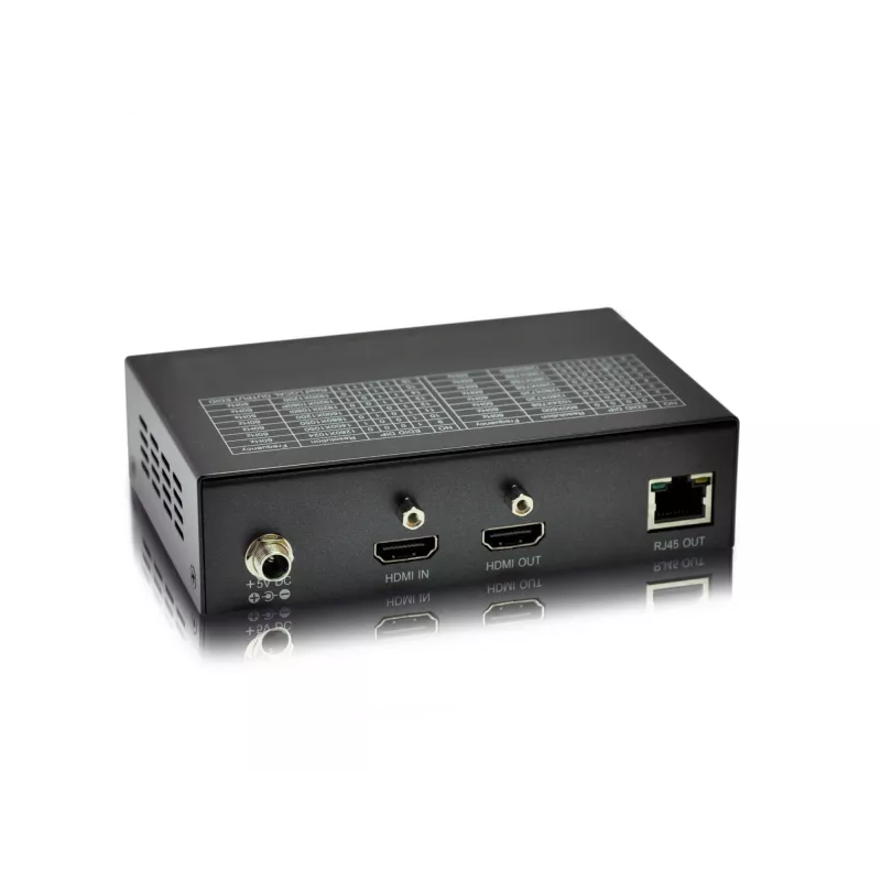 Transmisor HDMI sobre Cat.5 LevelOne, 300 m, 1920 x 1200 píxeles, transmisor AV, 300 m, negro
