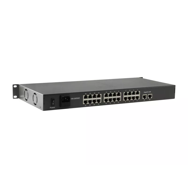 Switch no gestionado LevelOne FGP-2601W150 26 puertos Fast Ethernet PoE