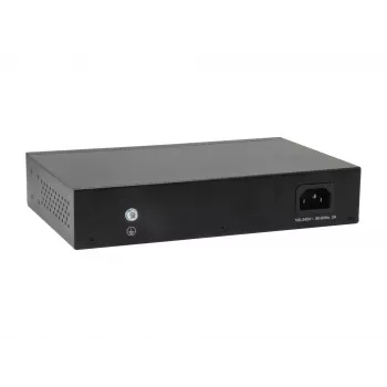 LevelOne Switch PoE Gigabit Web Smart de 10 puertos, 8 salidas PoE, 2 x Gigabit SFP, 70W