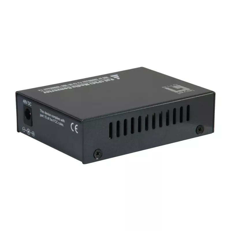 LevelOne Convertidor de medios Gigabit RJ45 a SFP, PoE PSE