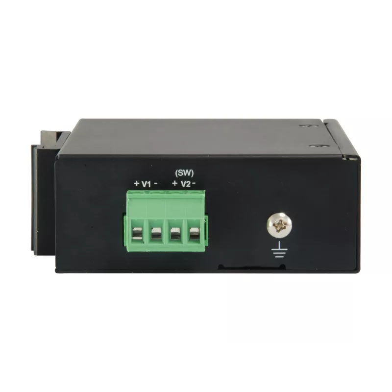 LevelOne Convertidor de medios industrial Gigabit RJ45 a SFP, 1 salida PoE