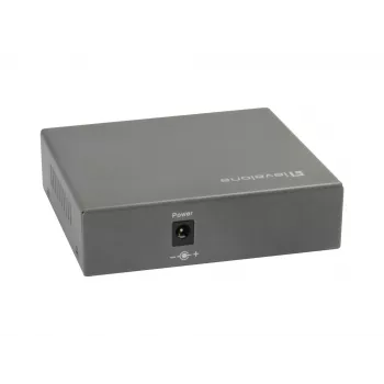 LevelOne Switch PoE Gigabit de 5 puertos, 802.3at/af PoE, 4 salidas PoE, 60W