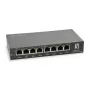 LevelOne Switch PoE Gigabit de 8 puertos, 802.3at/af PoE, 120W