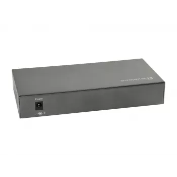 LevelOne Switch PoE Gigabit de 8 puertos, 802.3at/af PoE, 120W