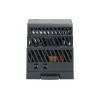 LevelOne Fuente de alimentación industrial 24V DC, 60W, carril DIN