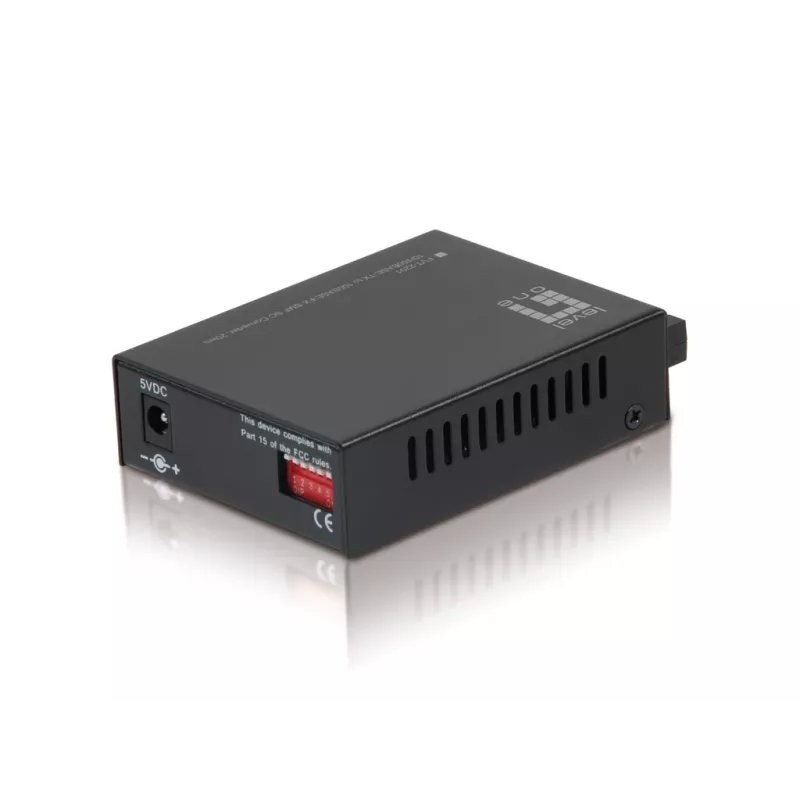 LEVEL ONE FVT-2201, convertidor de medios Fast Ethernet RJ45 a SC